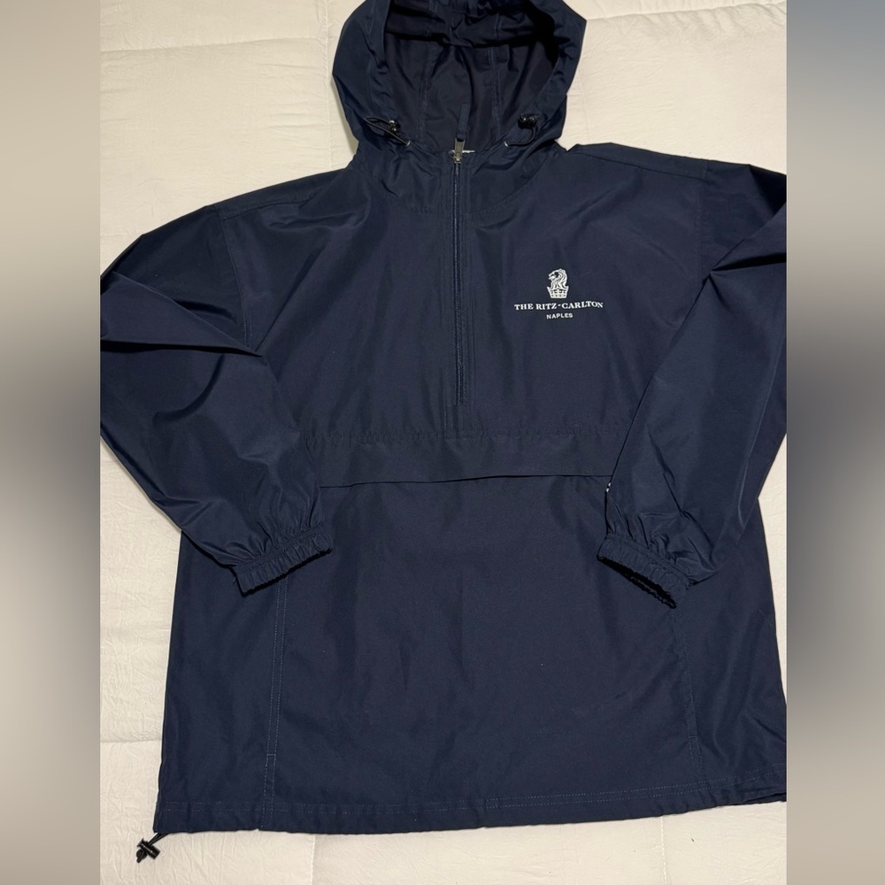Hooded Jacket Small The Ritz-Carlton Naples Champion Navy